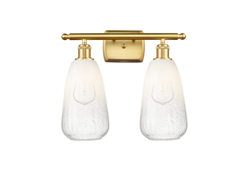 Innovations 516-2W-SG-G480-6OP Two Light Bath Vanity, Satin Gold