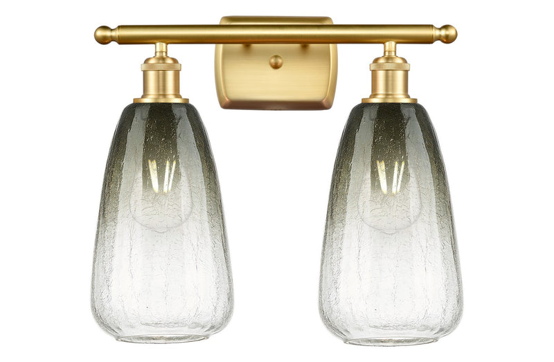 Innovations 516-2W-SG-G480-6SL Two Light Bath Vanity, Satin Gold