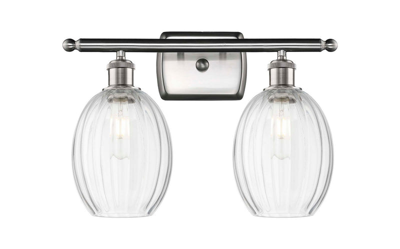 Innovations 516-2W-SN-G459-6CL Two Light Bath Vanity, Brushed Satin Nickel