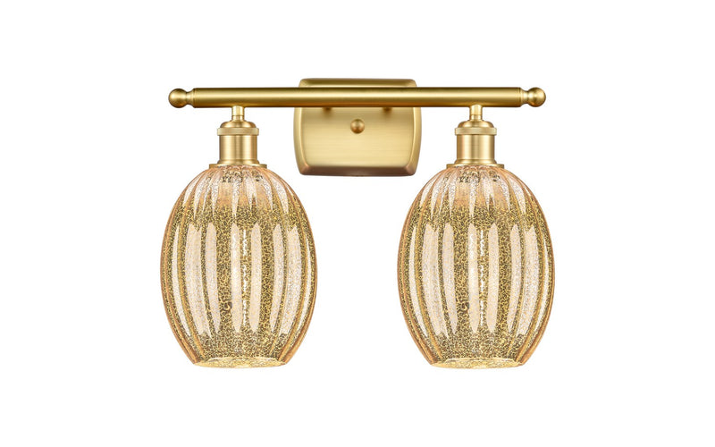 Innovations 516-2W-SN-G459-6ME Two Light Bath Vanity, Brushed Satin Nickel