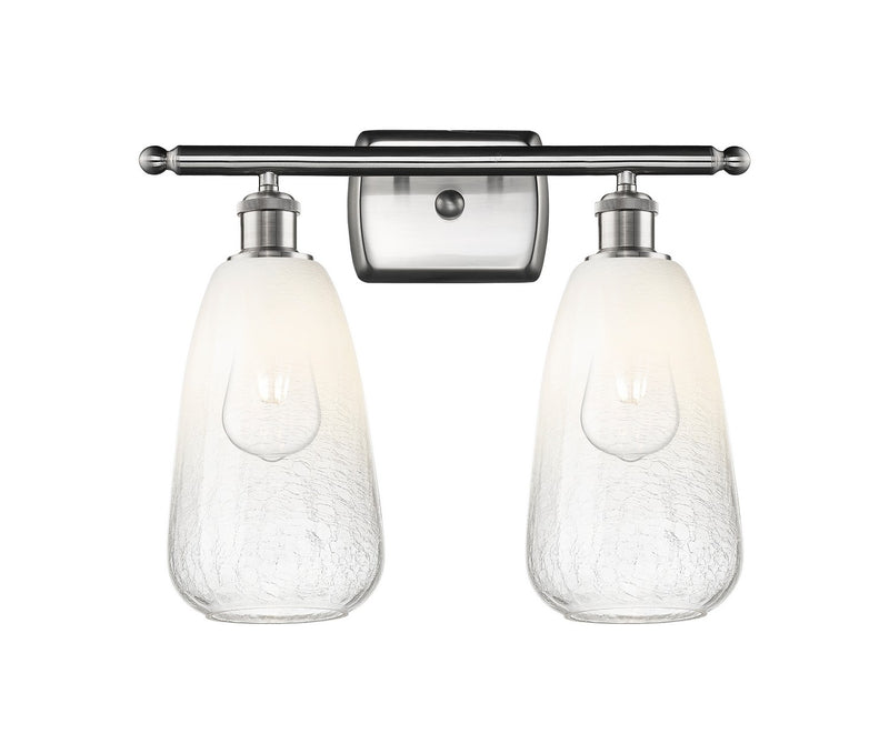 Innovations 516-2W-SN-G480-6OP Two Light Bath Vanity, Brushed Satin Nickel