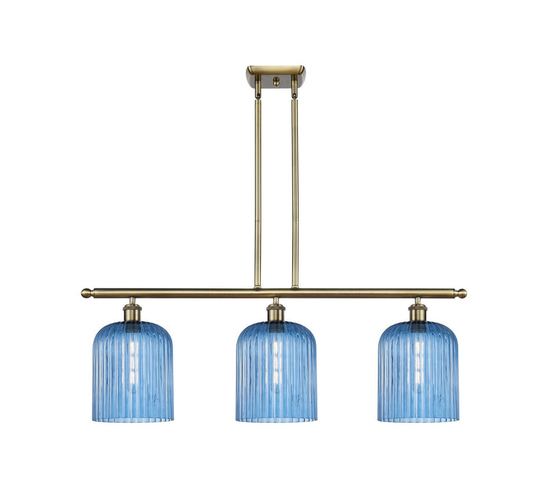 Innovations 516-3I-AB-G559-8BL Three Light Island Pendant, Antique Brass