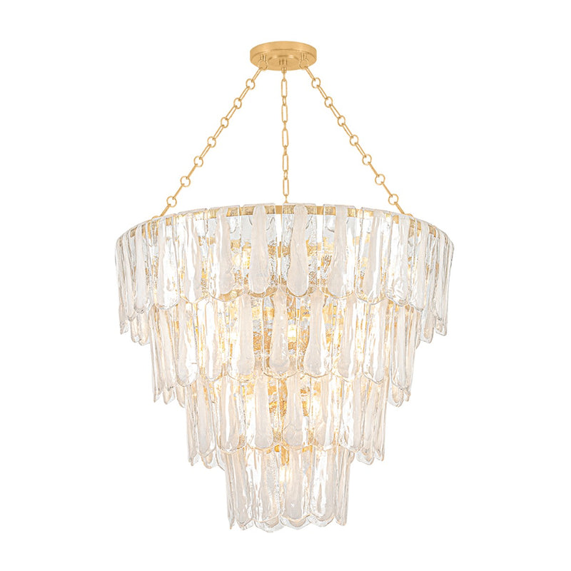 Hudson Valley 1720-VGL 21 Light Chandelier, Vintage Gold Leaf