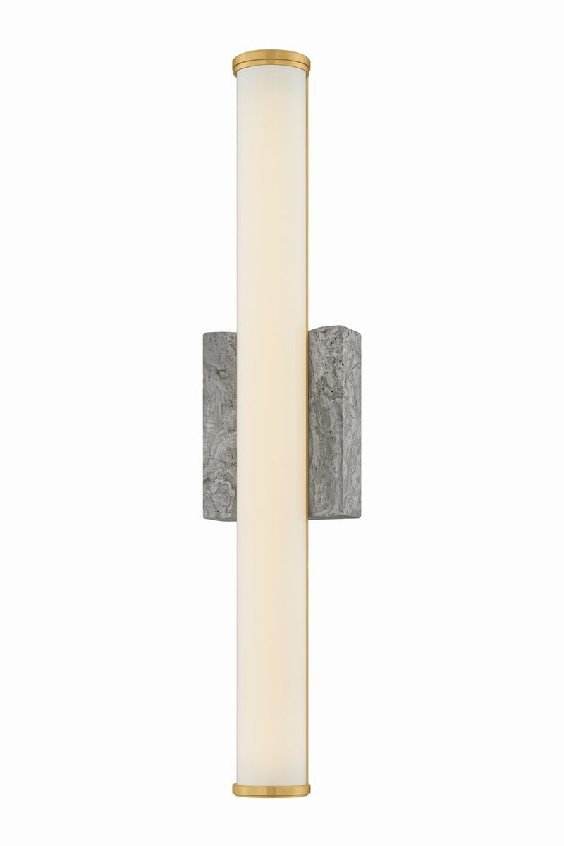 Hudson Valley 3431-AGB LED Wall Sconce, Aged Brass