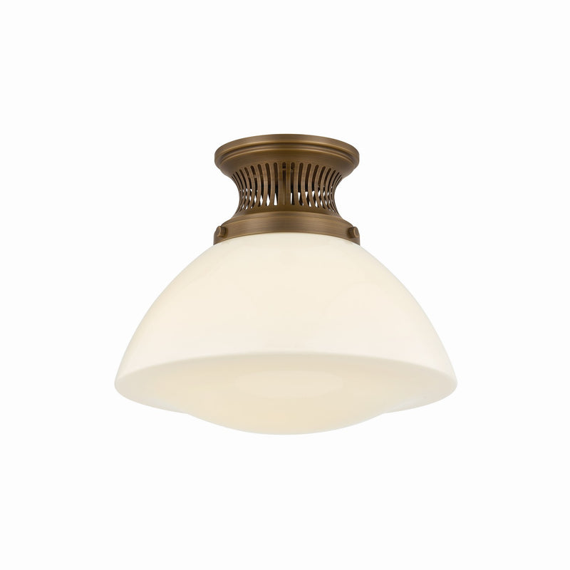 Hudson Valley 4913-HB One Light Flush Mount, Historic Bronze