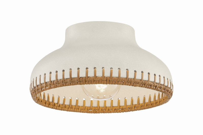 Hudson Valley 5309-AGB/CCP One Light Flush Mount, Aged Brass