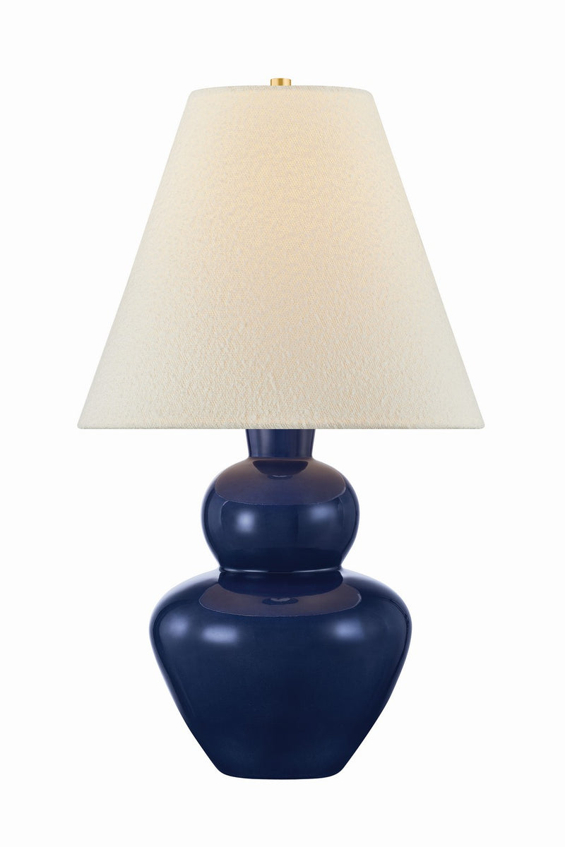 Hudson Valley L2081-AGB/CYP One Light Table Lamp, Aged Brass