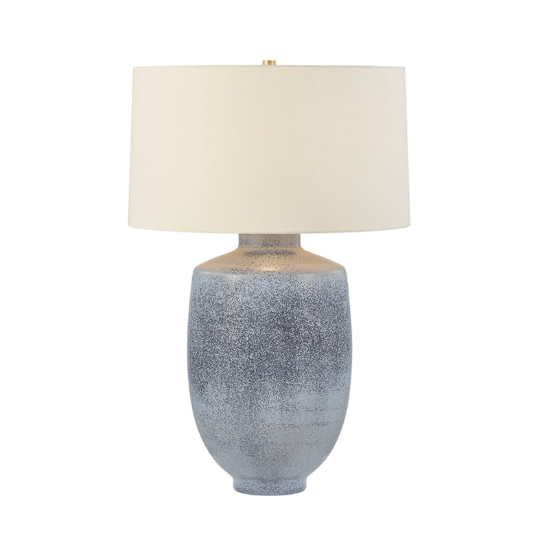 Hudson Valley L2551-AGB/CON One Light Table Lamp, Aged Brass