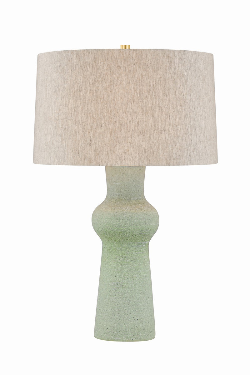 Hudson Valley L3371-AGB/CHJ One Light Table Lamp, Aged Brass