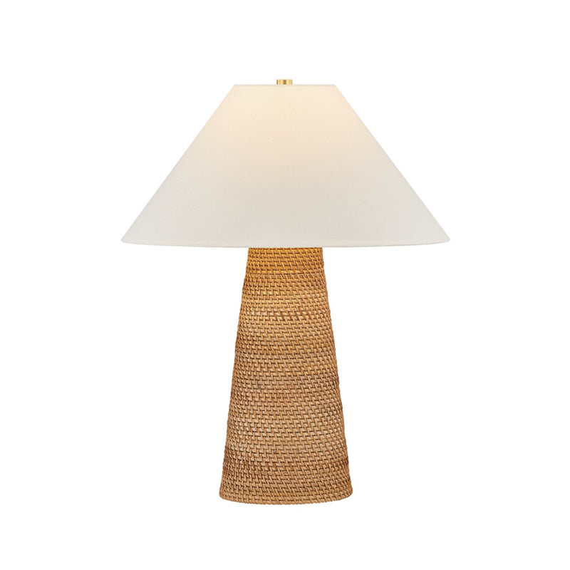 Hudson Valley L3551-AGB One Light Table Lamp, Aged Brass