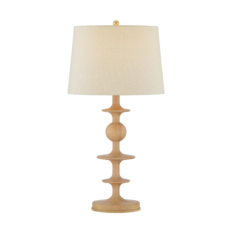 Hudson Valley L3929-AGB One Light Table Lamp, Aged Brass