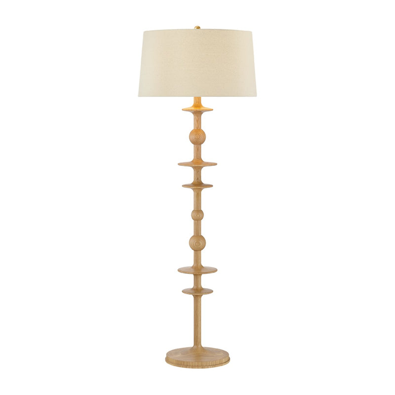 Hudson Valley L3962-AGB One Light Floor Lamp, Aged Brass