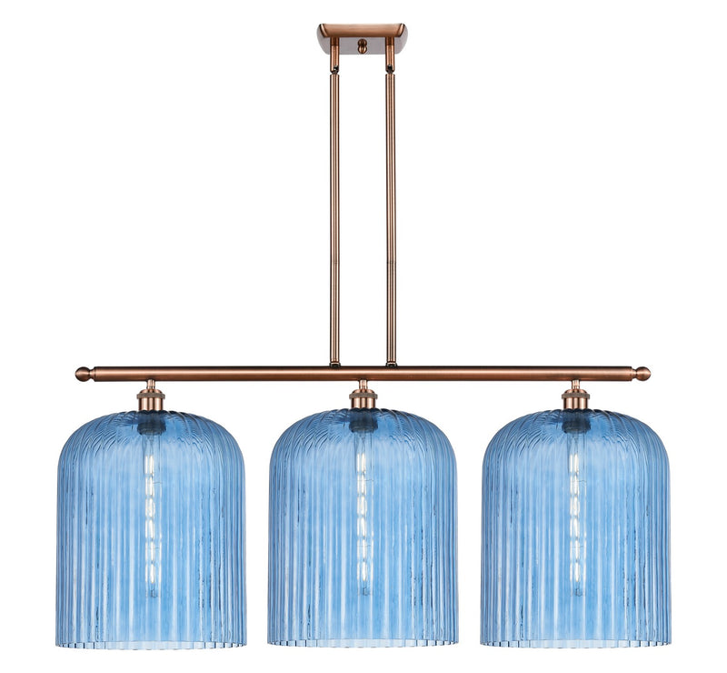 Innovations 516-3I-AC-G559-12BL Three Light Island Pendant, Antique Copper