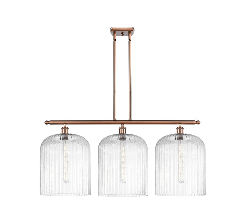 Innovations 516-3I-AC-G559-12CL Three Light Island Pendant, Antique Copper