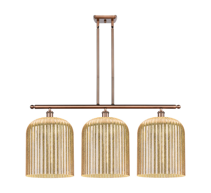 Innovations 516-3I-AC-G559-12ME Three Light Island Pendant, Antique Copper