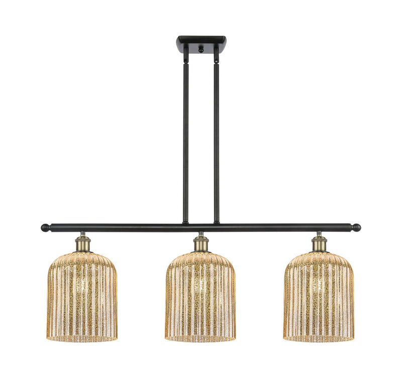 Innovations 516-3I-BAB-G559-8ME Three Light Island Pendant, Black Antique Brass