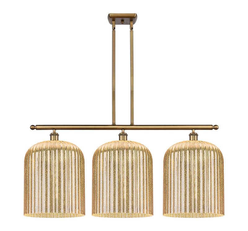 Innovations 516-3I-BB-G559-12ME Three Light Island Pendant, Brushed Brass