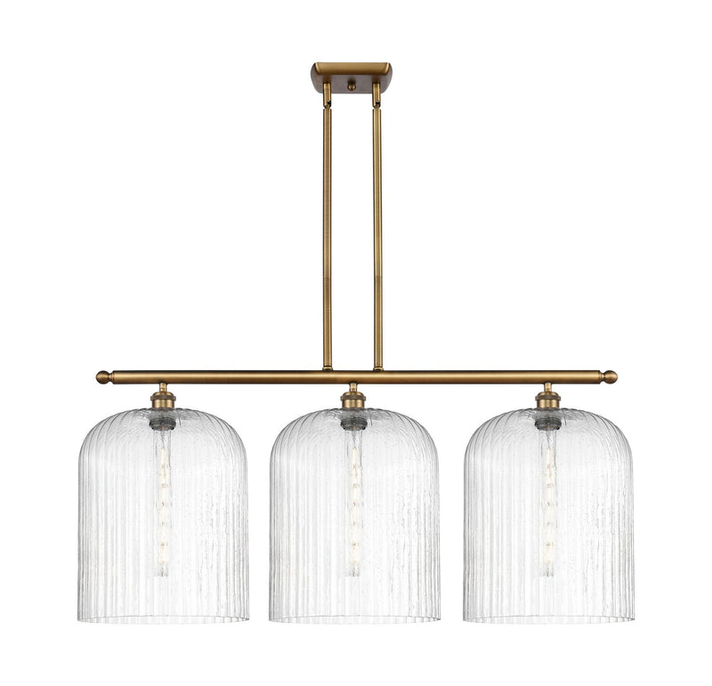Innovations 516-3I-BB-G559-12SDY Three Light Island Pendant, Brushed Brass