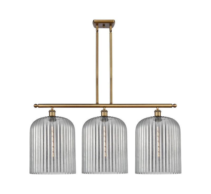 Innovations 516-3I-BB-G559-12SM Three Light Island Pendant, Brushed Brass