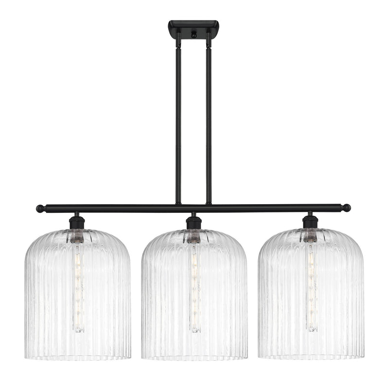 Innovations 516-3I-BK-G559-12CL Three Light Island Pendant, Matte Black