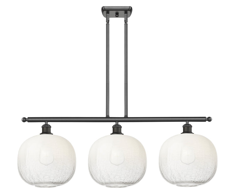 Innovations 516-3I-OB-G481-10OP Three Light Island Pendant, Oil Rubbed Bronze