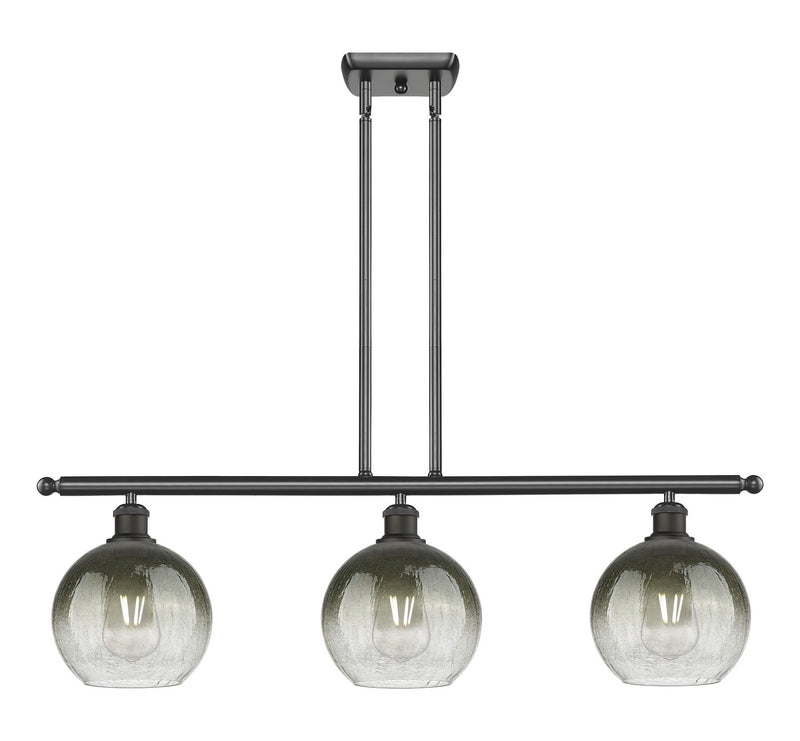 Innovations 516-3I-OB-G483-8SL Three Light Island Pendant, Oil Rubbed Bronze