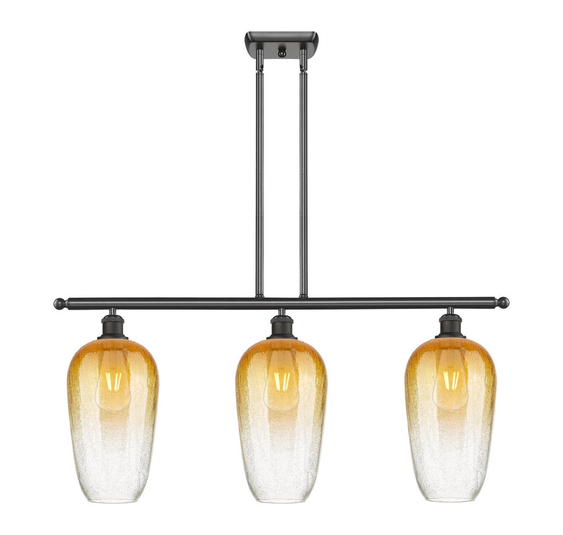 Innovations 516-3I-OB-G484-7AM Three Light Island Pendant, Oil Rubbed Bronze