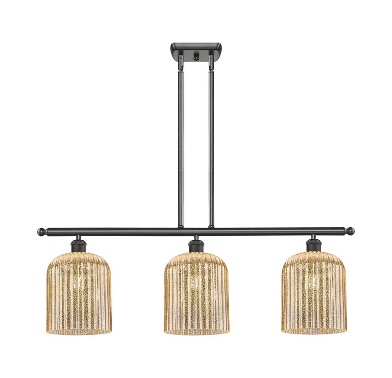 Innovations 516-3I-OB-G559-8ME Three Light Island Pendant, Oil Rubbed Bronze