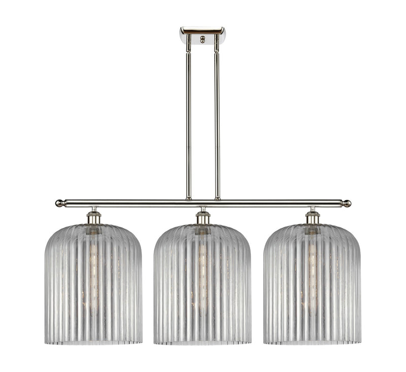 Innovations 516-3I-PN-G559-12SM Three Light Island Pendant, Polished Nickel