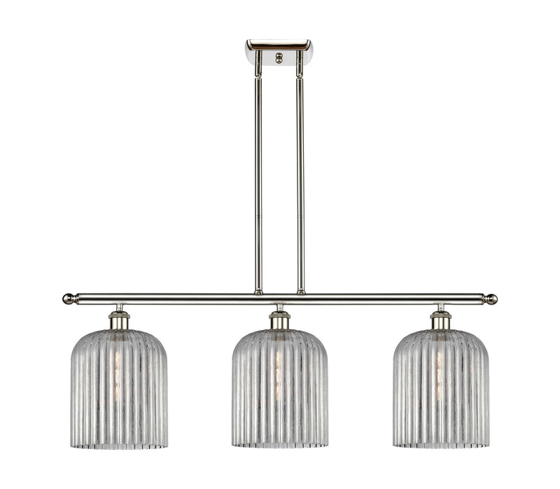 Innovations 516-3I-PN-G559-8SM Three Light Island Pendant, Polished Nickel