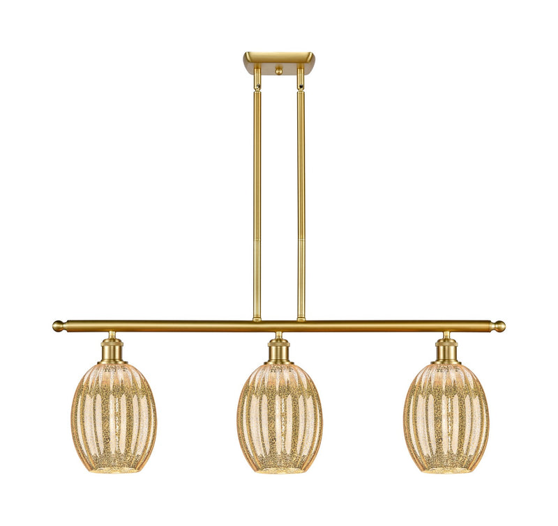 Innovations 516-3I-SG-G459-6ME Three Light Island Pendant, Satin Gold