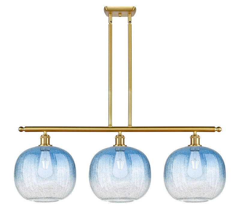 Innovations 516-3I-SG-G481-10SB Three Light Island Pendant, Satin Gold
