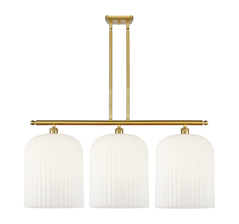 Innovations 516-3I-SG-G559-12GWH Three Light Island Pendant, Satin Gold