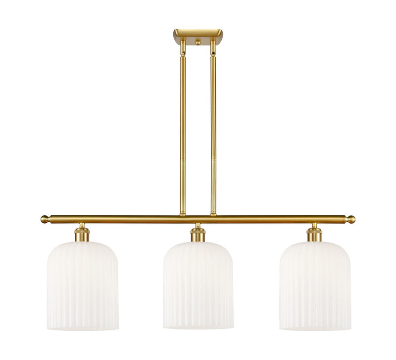Innovations 516-3I-SG-G559-8GWH Three Light Island Pendant, Satin Gold