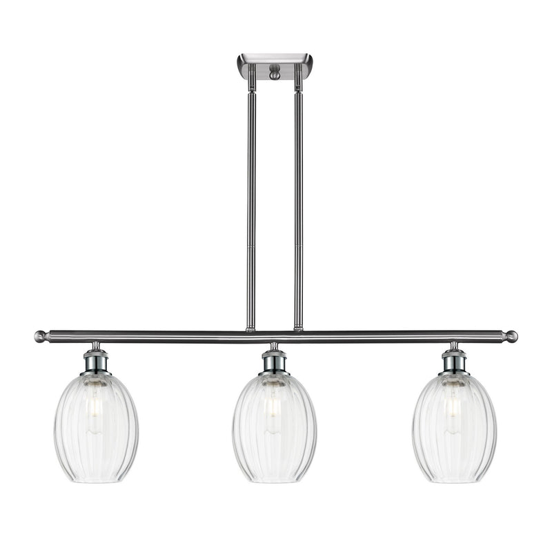 Innovations 516-3I-SN-G459-6CL Three Light Island Pendant, Brushed Satin Nickel