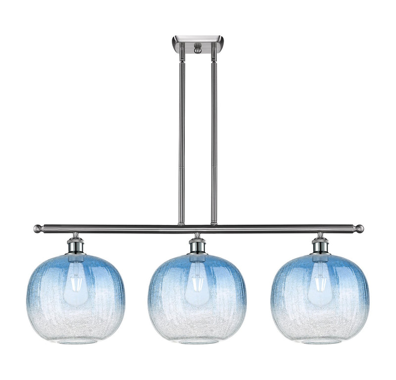 Innovations 516-3I-SN-G481-10SB Three Light Island Pendant, Brushed Satin Nickel