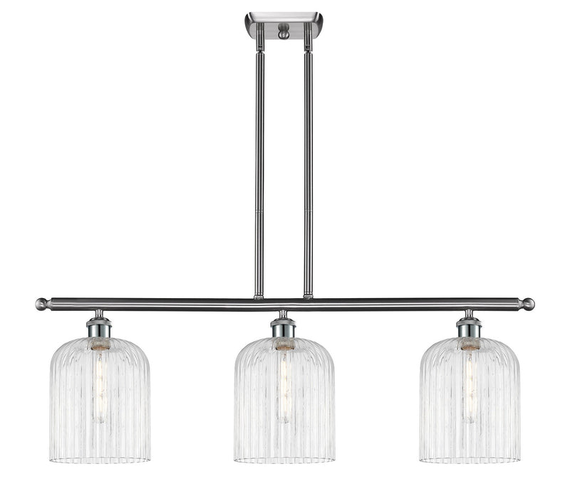 Innovations 516-3I-SN-G559-8CL Three Light Island Pendant, Brushed Satin Nickel