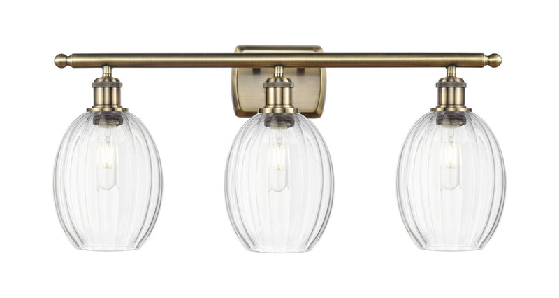 Innovations 516-3W-AB-G459-6CL Three Light Bath Vanity, Antique Brass