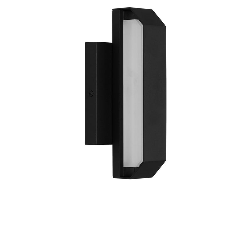 Generation Lighting GLO1471TXB-L LED Outdoor Wall Lantern, Textured Black