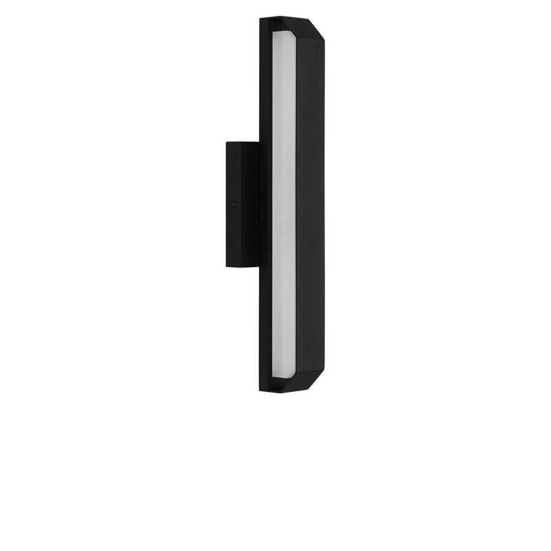 Generation Lighting GLO1481TXB-L LED Outdoor Wall Lantern, Textured Black