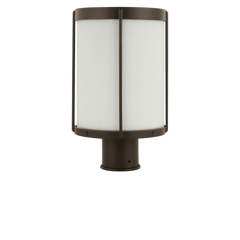 Generation Lighting GLO1741OE-ANBZ One Light Outdoor Post Lantern, Antique Bronze