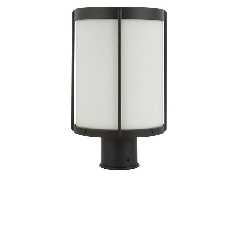Generation Lighting GLO1741OE-TXB One Light Outdoor Post Lantern, Textured Black