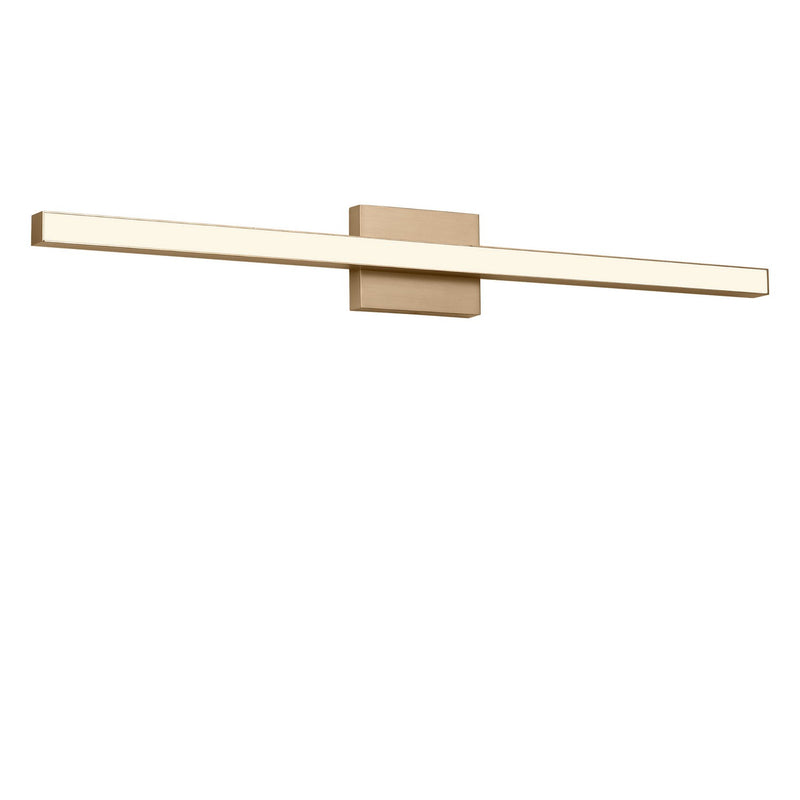 Generation Lighting GLV1711SB-L LED Vanity, Satin Brass