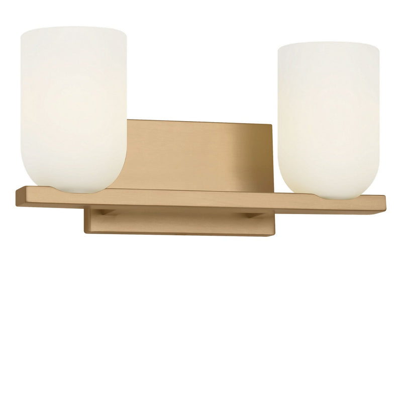 Generation Lighting GLV1962SBE Two Light Vanity, Satin Brass