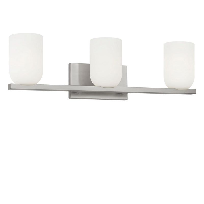 Generation Lighting GLV1973BN Three Light Vanity, Brushed Nickel