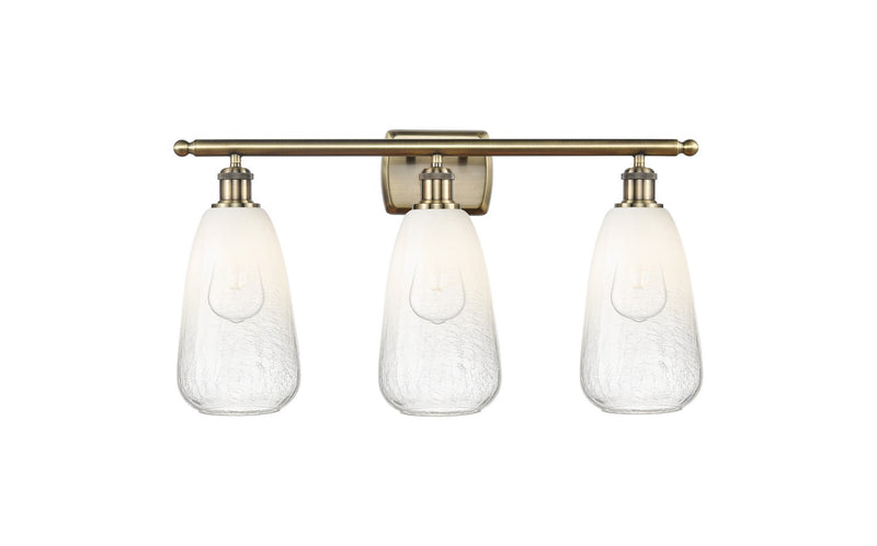 Innovations 516-3W-AB-G480-6OP Three Light Bath Vanity, Antique Brass