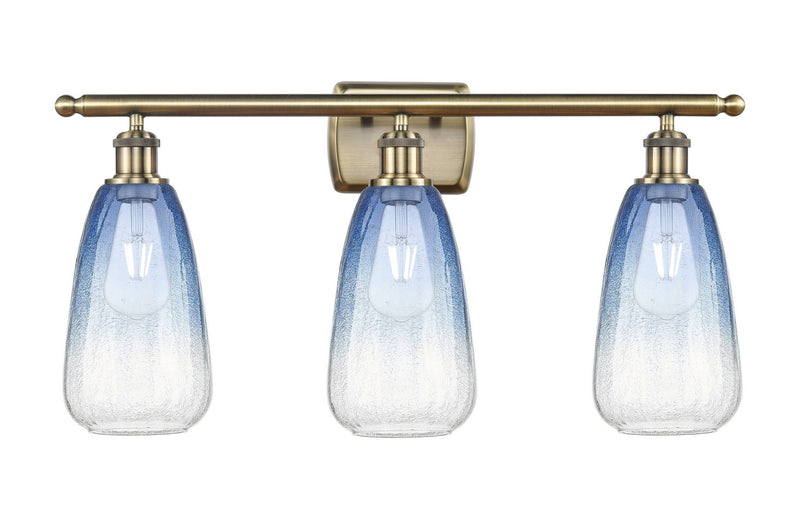 Innovations 516-3W-AB-G480-6SB Three Light Bath Vanity, Antique Brass