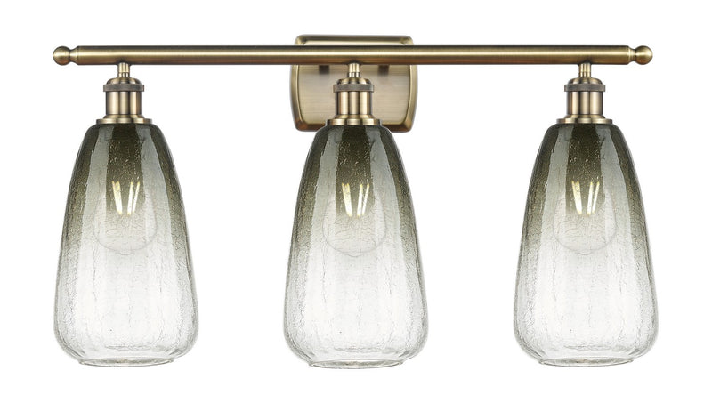 Innovations 516-3W-AB-G480-6SL Three Light Bath Vanity, Antique Brass