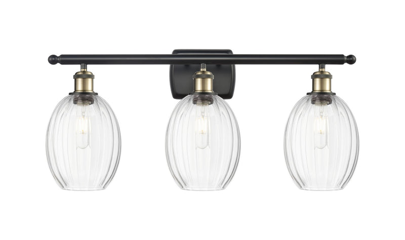Innovations 516-3W-BAB-G459-6CL Three Light Bath Vanity, Black Antique Brass