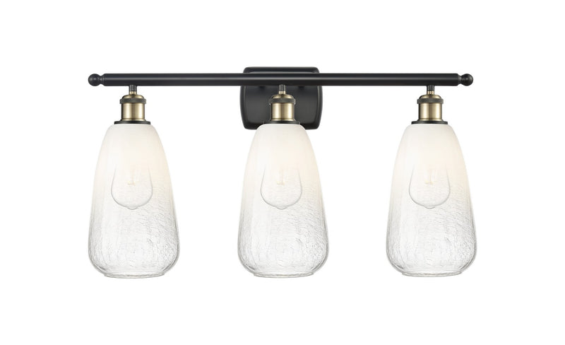 Innovations 516-3W-BAB-G480-6OP Three Light Bath Vanity, Black Antique Brass